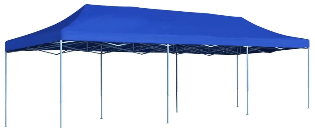 vidaXL Τέντα Εκδηλώσεων Πτυσσόμενη Pop-Up Μπλε 3 x 9 μ.