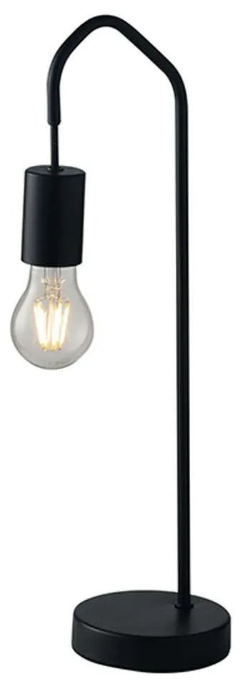 Φωτιστικό Επιτραπέζιο Habitat I-HABITAT-L NER 1xE27 17x48cm Black Luce Ambiente Design Metal