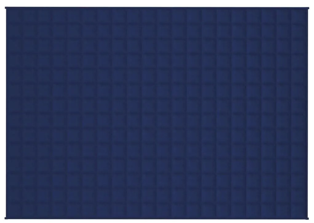 Κουβέρτα Βαρύτητας Μπλε 140 x 200 εκ. 10 κ. Υφασμάτινη - Μπλε