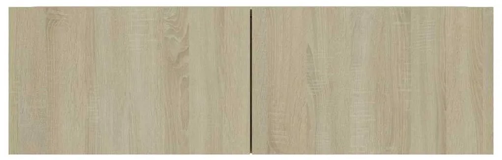 vidaXL Έπιπλο Τηλεόρασης Sonoma Δρυς 100 x 30 x 30 εκ. από Επεξ. Ξύλο