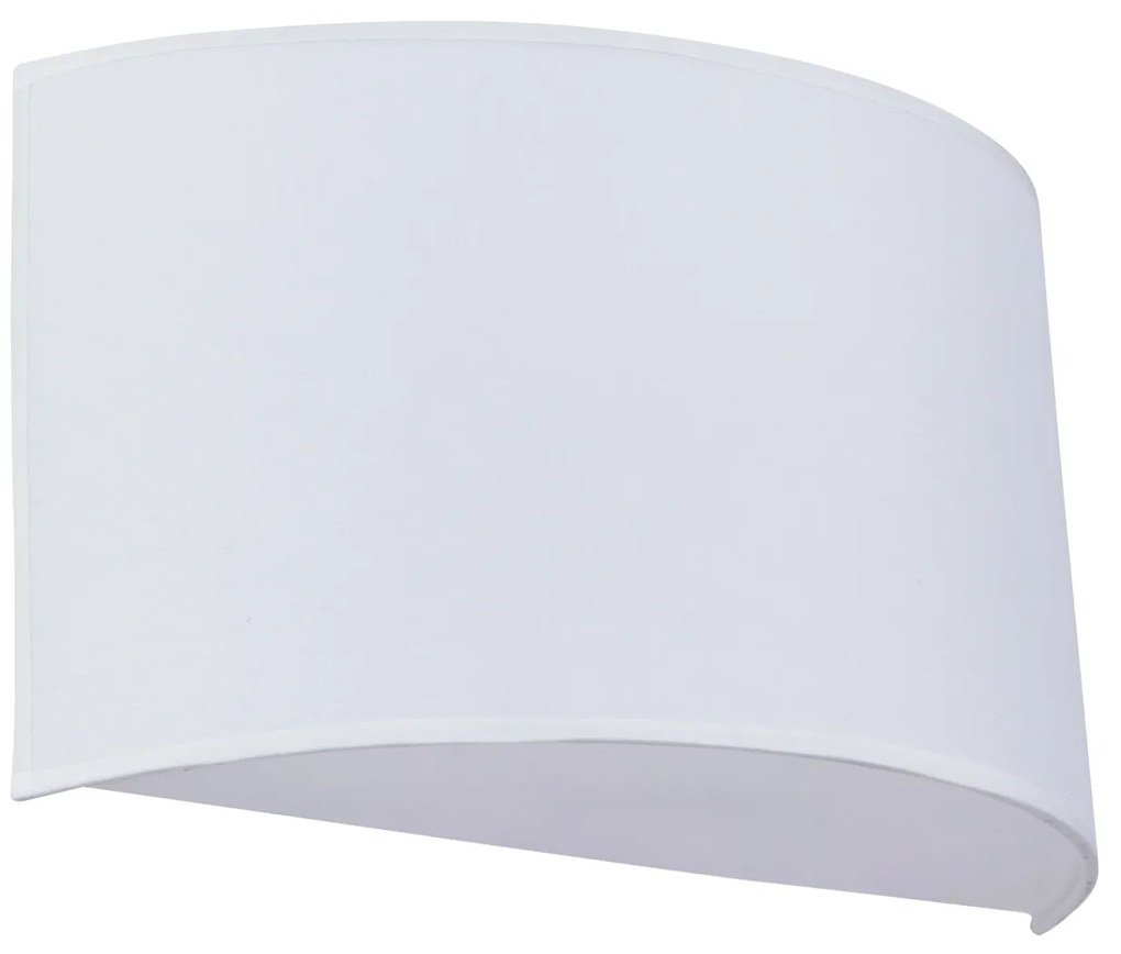 SE21-WH3-15 SERAPH WHITE SHADE WALL LAMP Γ1