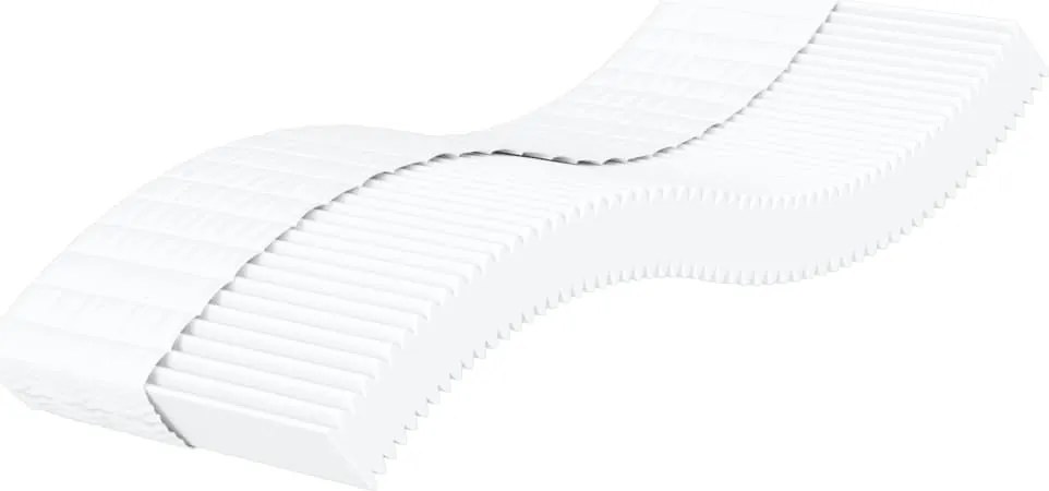 vidaXL Καναπές Κρεβάτι με Στρώμα Σκούρο Γκρι 90 x 190 εκ. Υφασμάτινο