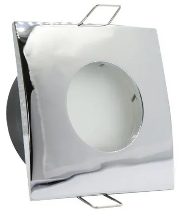 Χωνευτό Σποτ Οροφής GU10 Μέταλο IP44 Φ8 Inlight-Χ0009-CH-Χρώμιο Χ0009-CH