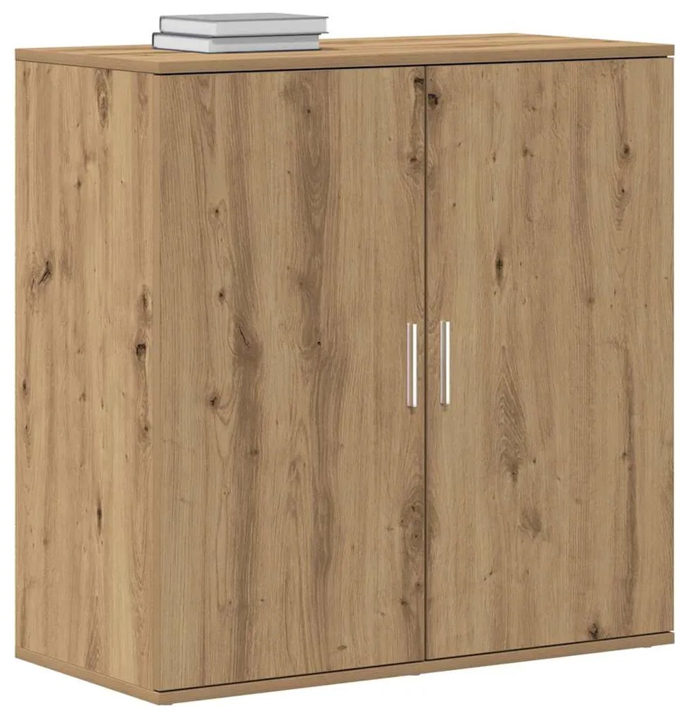 vidaXL Πλαϊνό γραφείο artisan δρυς 79 x 38 x 80 εκ. Επεξεργασμένο ξύλο