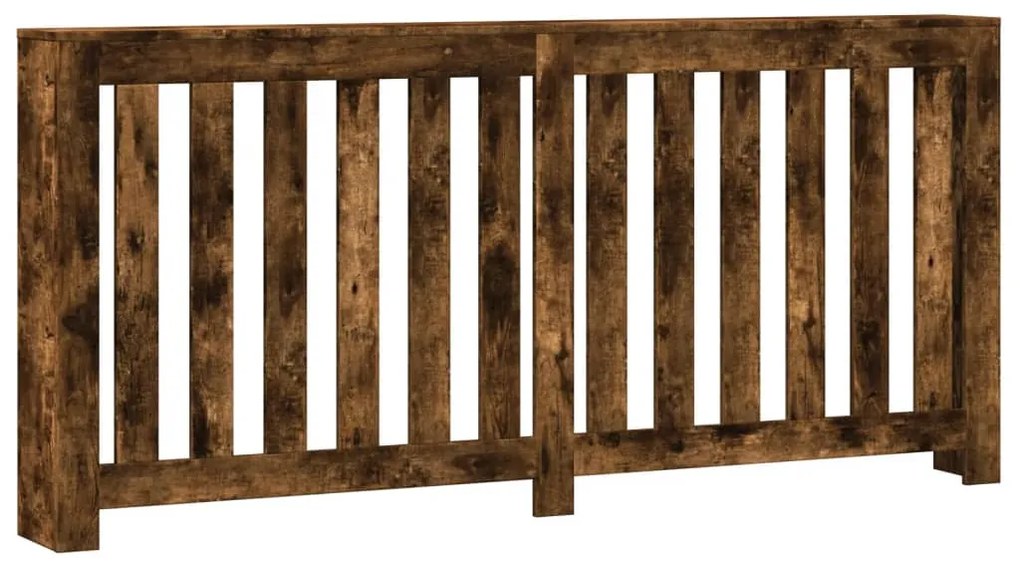 vidaXL Κάλυμμα Καλοριφέρ Καπνιστή Δρυς 175x20x82εκ. Επεξεργασμένο Ξύλο