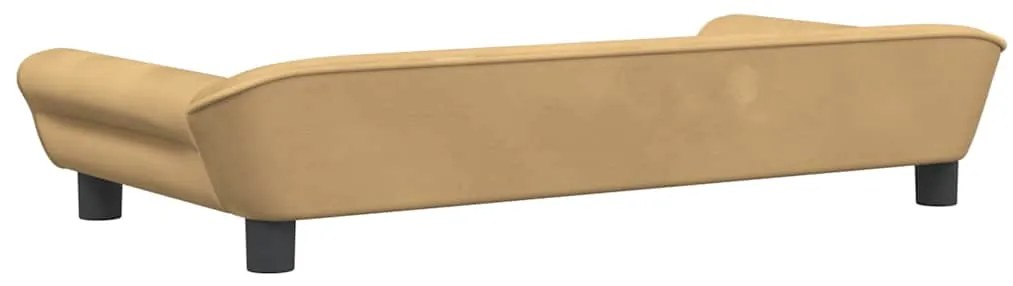 vidaXL Κρεβάτι Σκύλου Καφέ 100 x 50 x 21 εκ. Βελούδινο