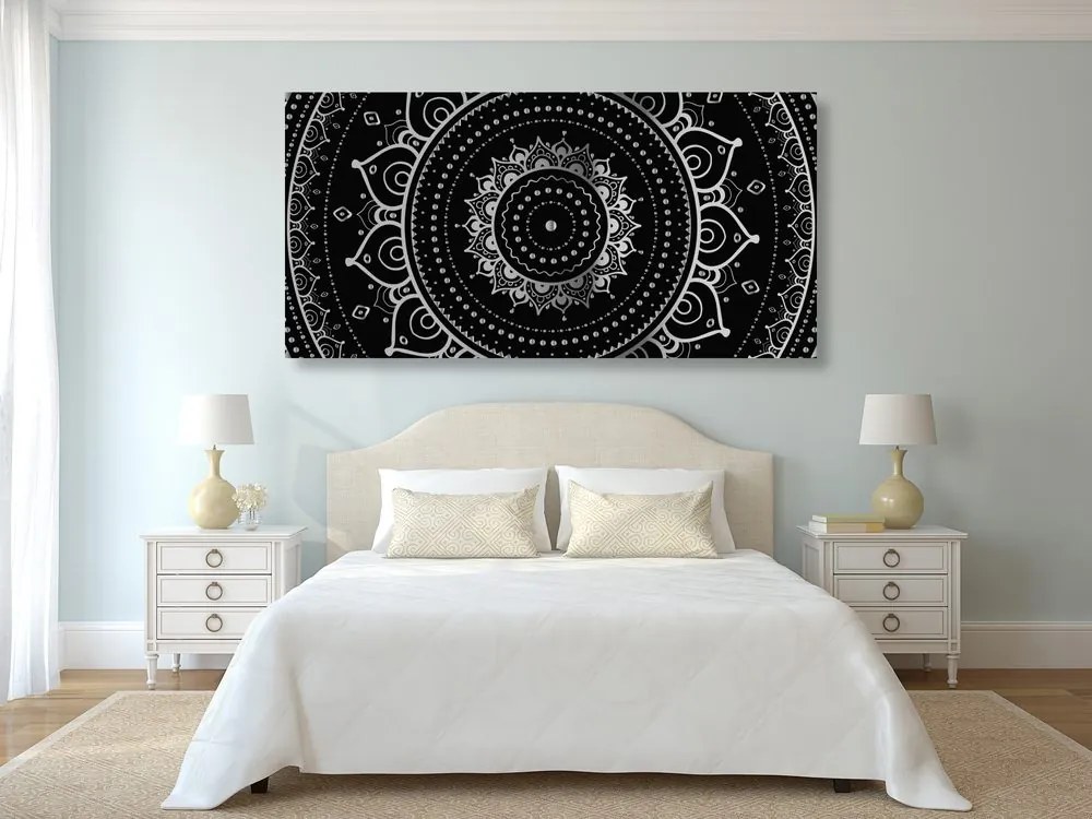 Εικόνα Mandala σε ασπρόμαυρο - 120x60