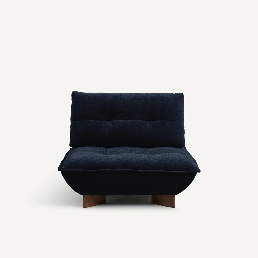 Πολυθρόνα modulable από βελούδο chenille, Kaori