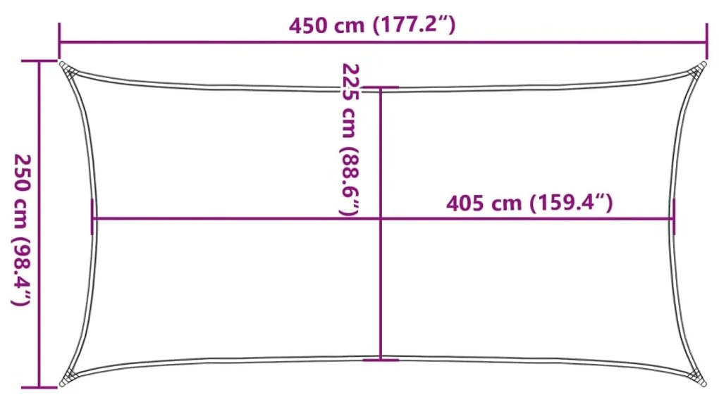 ΠΑΝΙ ΣΚΙΑΣΗΣ ΣΚΟΥΡΟ ΠΡΑΣΙΝΟ 2,5 X 4,5 Μ. ΑΠΟ HDPE 160 ΓΡ./Μ² 311455