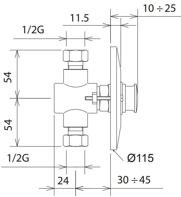 Διακόπτης LaTorre ντουζιέρας