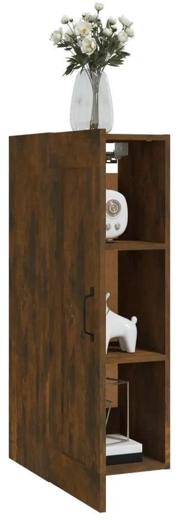 vidaXL Ντουλάπι Κρεμαστό Καπνιστή δρυς35x34x90εκ. Επεξεργασμένο Ξύλο