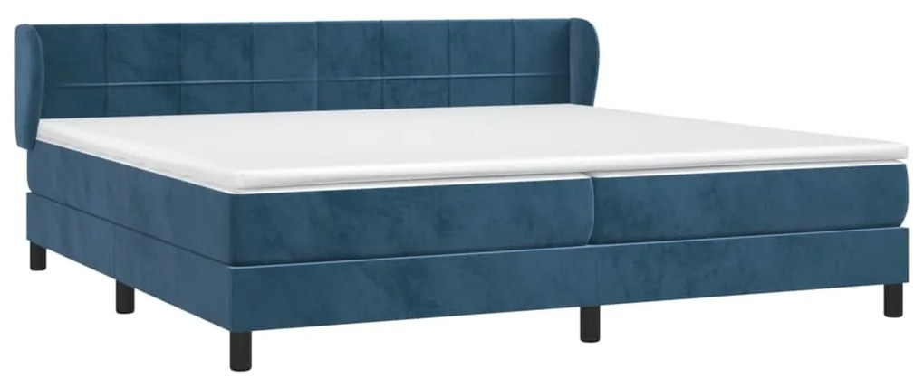 ΚΡΕΒΑΤΙ BOXSPRING ΜΕ ΣΤΡΩΜΑ ΣΚΟΥΡΟ ΜΠΛΕ 200X200 ΕΚ. ΒΕΛΟΥΔΙΝΟ 3127515