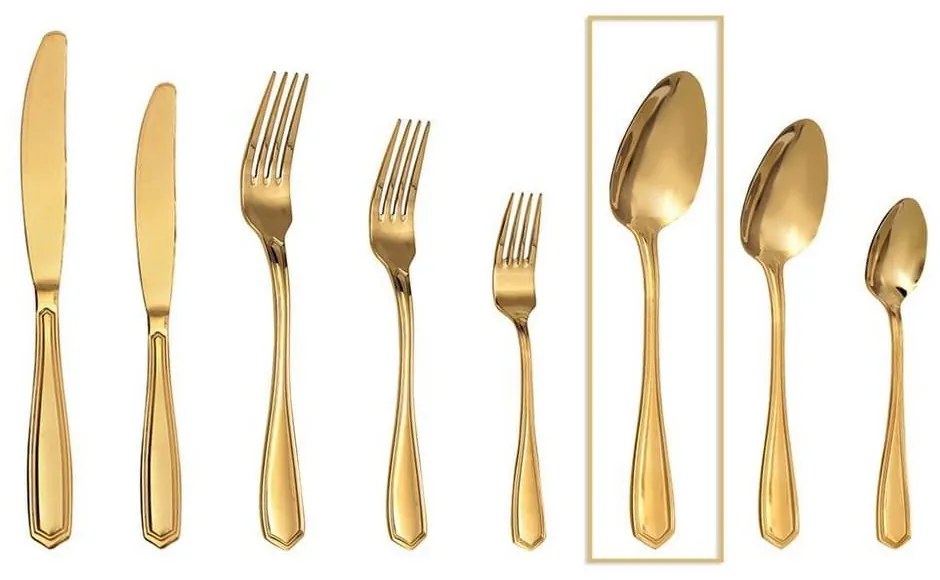 Κουτάλι Empire GYG203K12 20,5cm Gold Espiel Stainless Steel