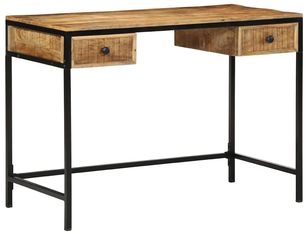 vidaXL Γραφείο γραφής με συρτάρι με αποθήκευση Καφέ 105 x 50 x 75 εκ