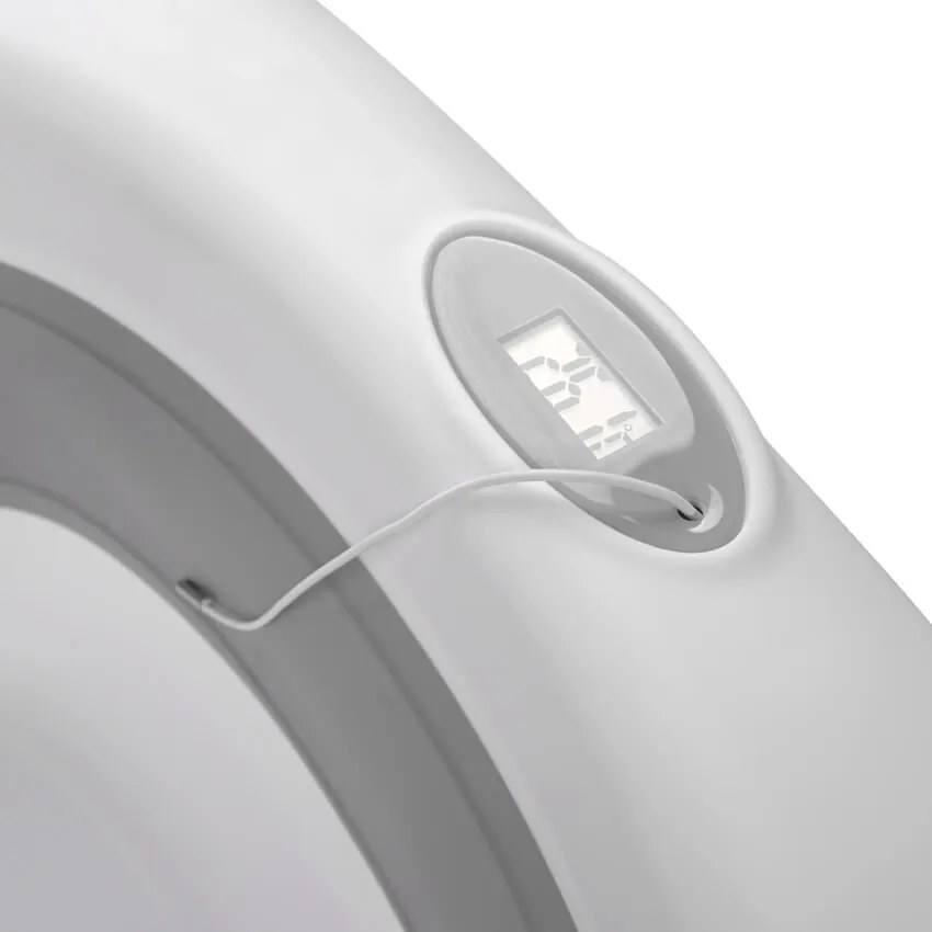 Πτυσσόμενη Μπανιέρα Dino 83cm με Θερμόμετρο Grey 10131000003  Lorelli