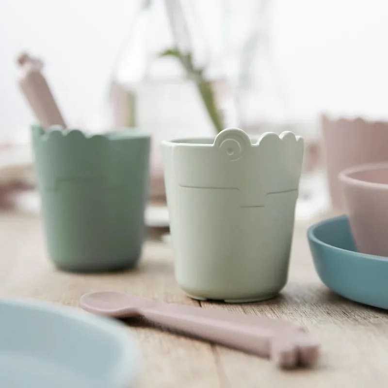 Παιδικά Ποτηράκια Done By Deer 2Τεμ. Croco Green