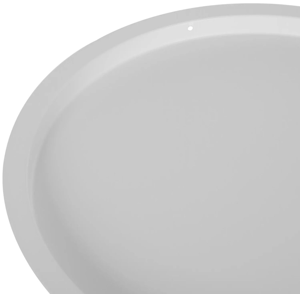 Τραπέζι SAMUEL Χαμηλό Πτυσσόμενο με Αποσπώμενο Δίσκο Μεταλλικό Λευκό Φ45x52 εκ. 45x45x52 εκ.