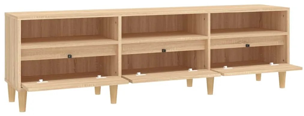 vidaXL Έπιπλο Τηλεόρασης Sonoma Δρυς 150x30x44,5 εκ. Επεξ. Ξύλο