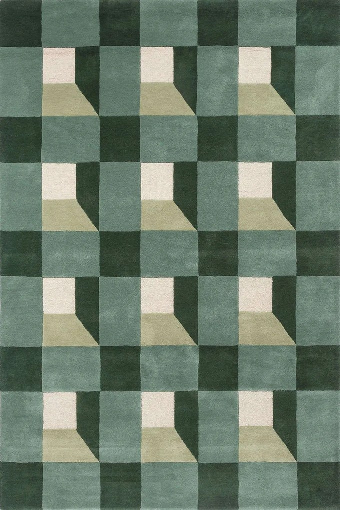 Χαλί Blocks 141907 Green Harlequin 140X200cm