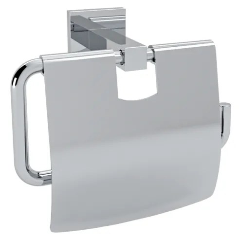 Χαρτοθήκη με Καπάκι W140xD75xΗ125mm Verdi Cube Chrome 3071422