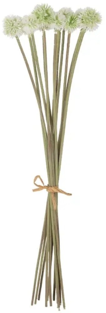 Τεχνητό Μπουκέτο Dandelion 21358 54cm White GloboStar Πολυαιθυλένιο