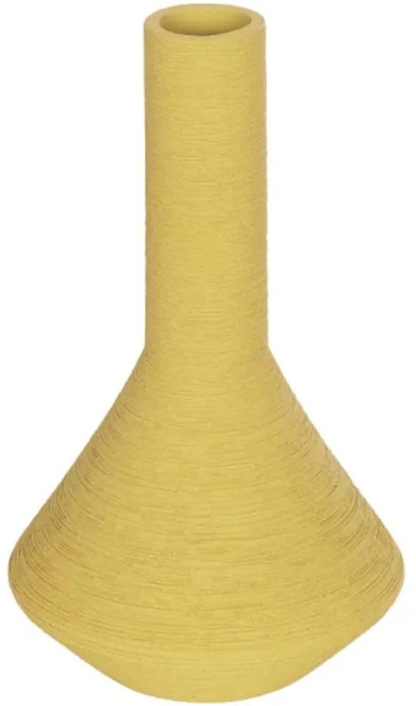Βάζο Grenada 21281 13x13x20cm Yellow GloboStar Κεραμικό