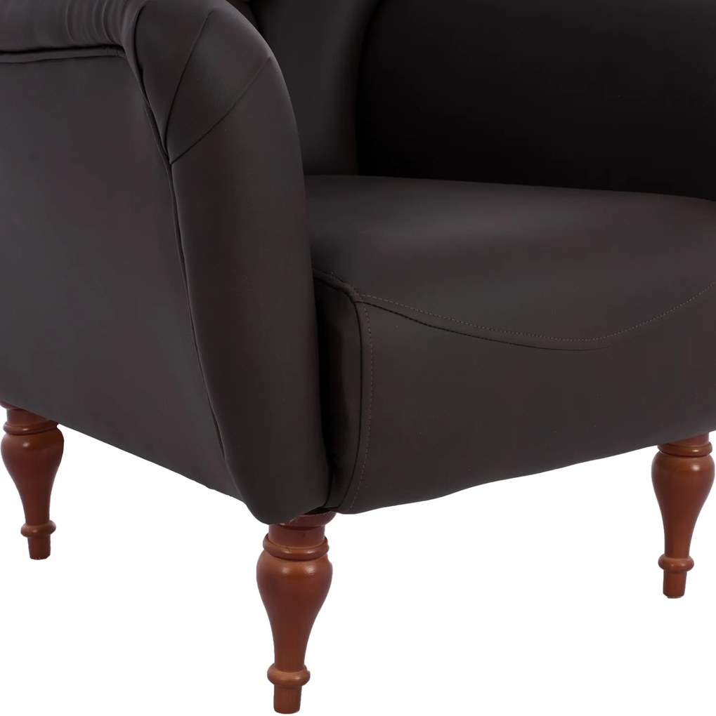 ΠΟΛΥΘΡΟΝΑ ΜΠΕΡΖΕΡΑ Τ. CHESTERFIELD ΣΕ ΧΡΩΜΑ ΚΑΦΕ HM9217.03 87x88x100 εκ. - 0615049 - HM9217.03