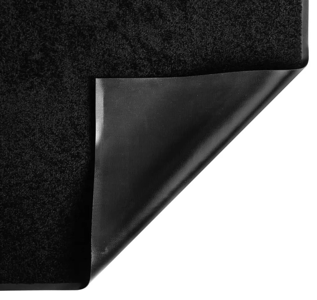 vidaXL Πατάκι Εισόδου Μαύρο 60 x 80 εκ.