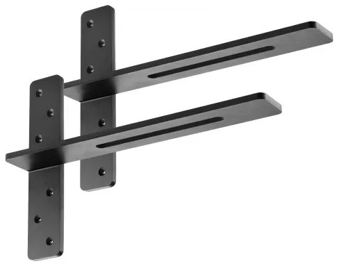 VEVOR 2 Pcs Shelf Brackets 18 inch / 457.2 mm Heavy Duty Floating Shelf Brackets