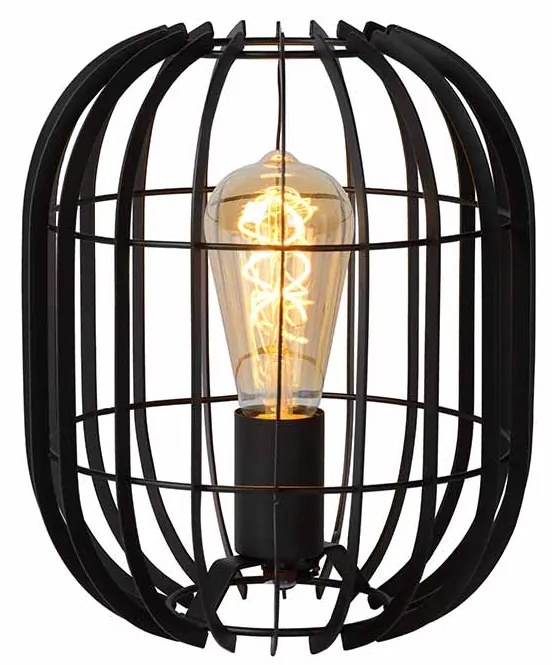 Φωτιστικό Επιτραπέζιο Lucide 78599-01-30 REDA Μαύρο Ματ (Black Mat)
