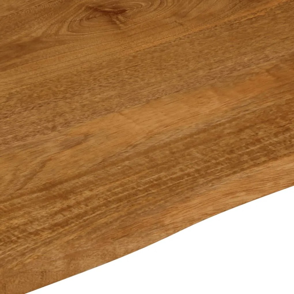 vidaXL Επιφάνεια Τραπεζιού 100x80x3,8 εκ. Live Edge Μασίφ Ξύλο Μάνγκο