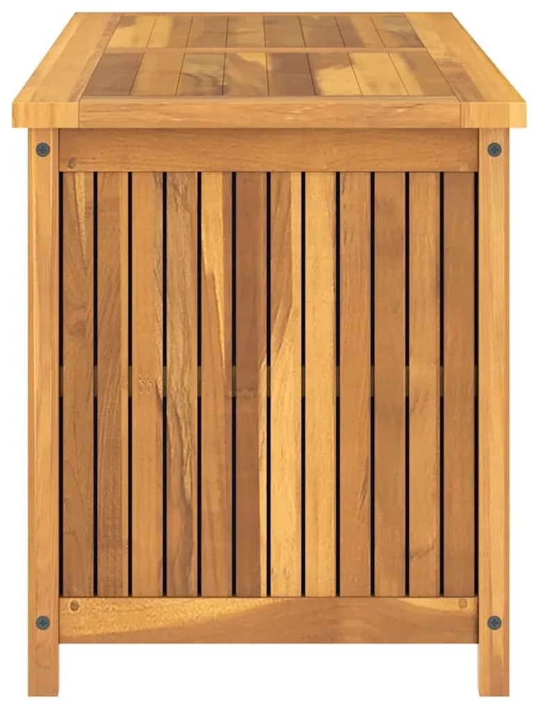 vidaXL Μπαούλο Κήπου 114 x 50 x 58 εκ. από Μασίφ Ξύλο Teak