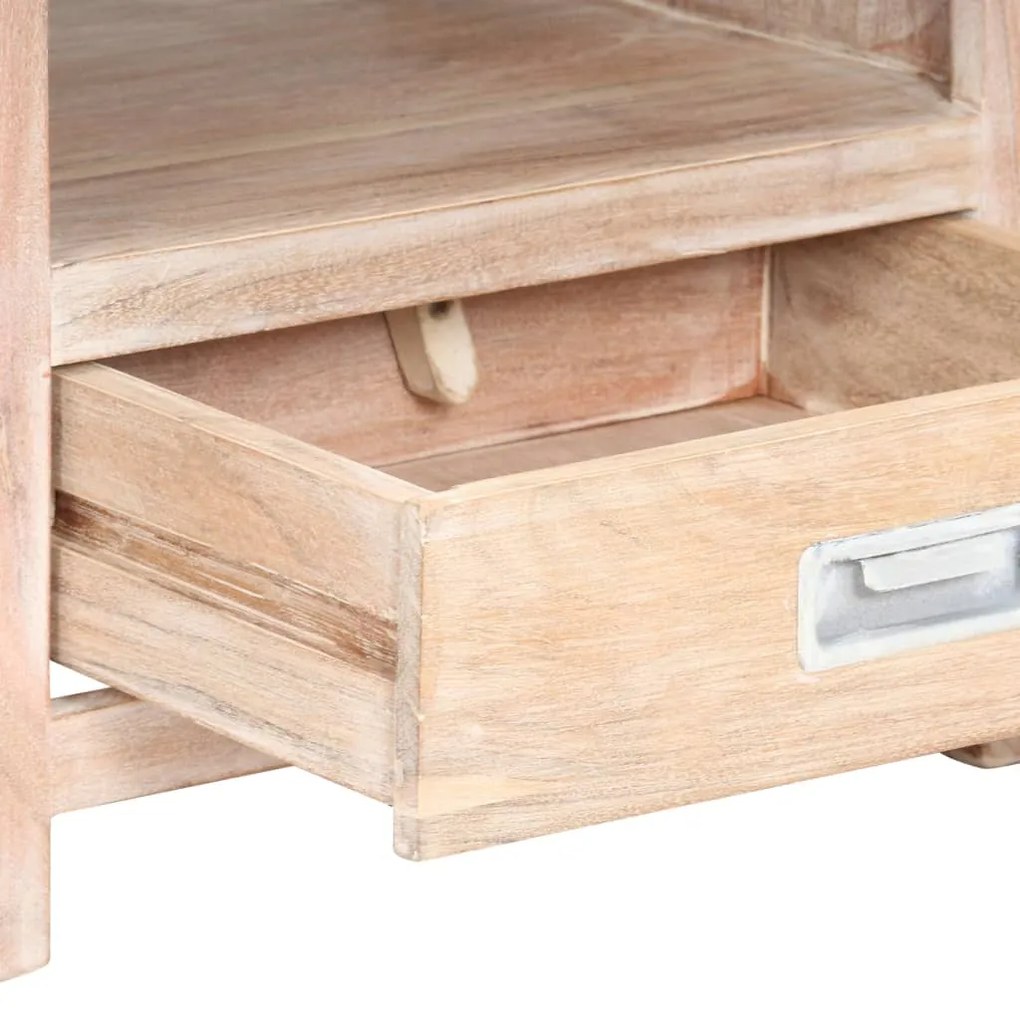 vidaXL Κομοδίνο 40 x 30 x 60 εκ. από Μασίφ Ξύλο Ακακίας