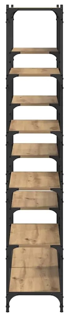 vidaXL Ράφι Βιβλίων artisan δρυς 100 x 32 x 170 εκ Επεξεργασμένο ξύλο