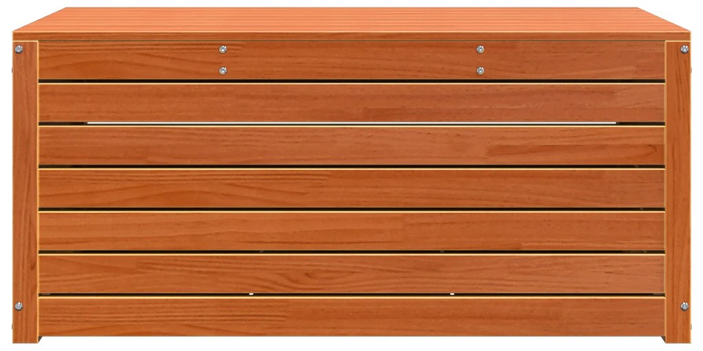 vidaXL Κουτί αποθήκευσης κήπου Καφέ κεριού 101 x 50.5 x 46.5 cm