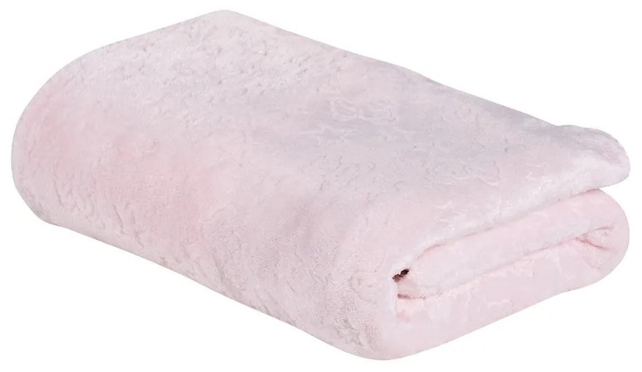 Κουβέρτα Βρεφική Relax 4904 Fleece Pink Das Home Αγκαλιάς 75x100cm Πολυέστερ