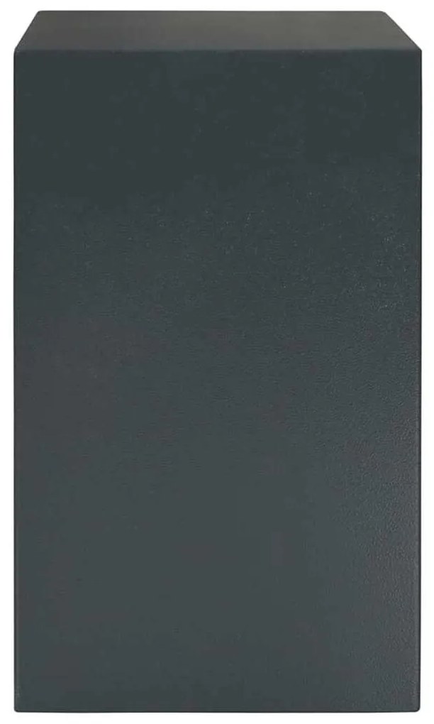 vidaXL Χρηματοκιβώτιο Σκοτεινό γκρίζο RAL7016 31 x 35 x 50 εκ Ατσάλι