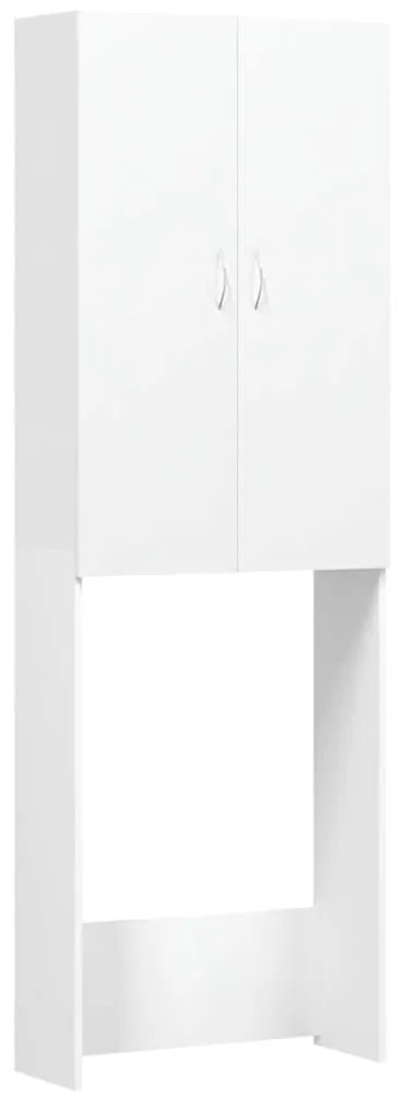 vidaXL Ντουλάπι Πλυντηρίου Λευκό 64 x 25,5 x 190 εκ.