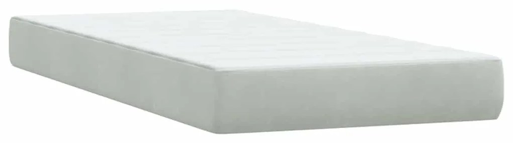 ΚΡΕΒΑΤΙ BOXSPRING ΜΕ ΣΤΡΩΜΑ ΑΝΟΙΧΤΟ ΓΚΡΙ 100X210 ΕΚ. ΒΕΛΟΥΔΙΝΟ 3315909