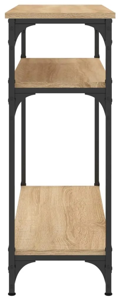 vidaXL Τραπέζι Κονσόλα Sonoma Δρυς 75x29x75 εκ. Επεξεργασμένο Ξύλο
