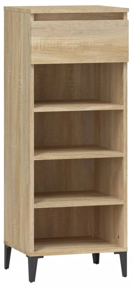 vidaXL Παπουτσοθήκη Sonoma Δρυς 40 x 36 x 105 εκ. Επεξεργασμένο Ξύλο