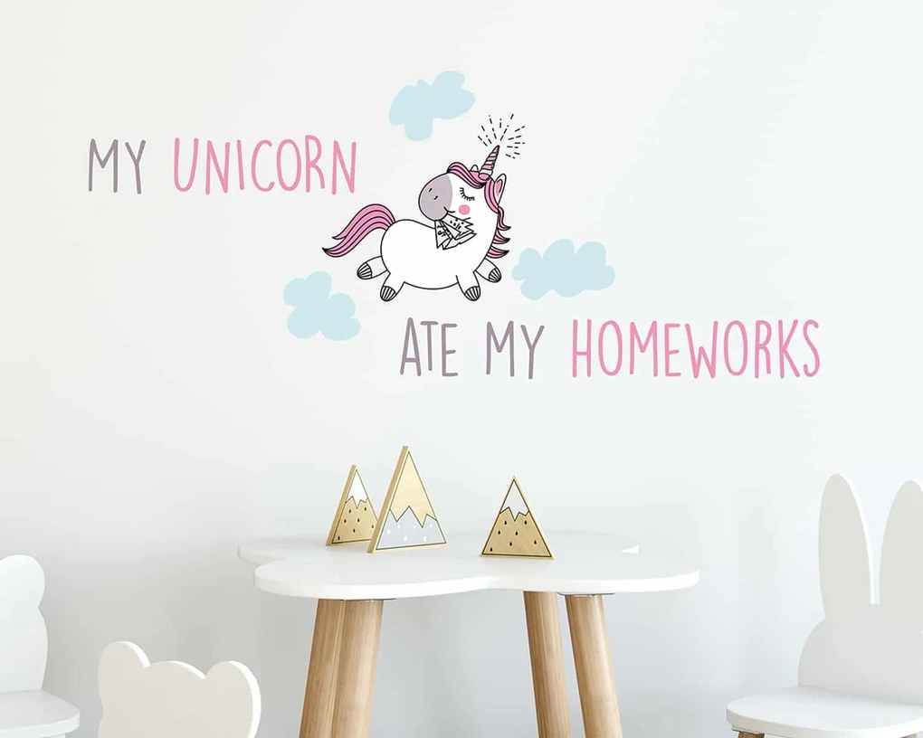 Διακοσμητικά αυτοκόλλητα τοίχου My Unicorn ML