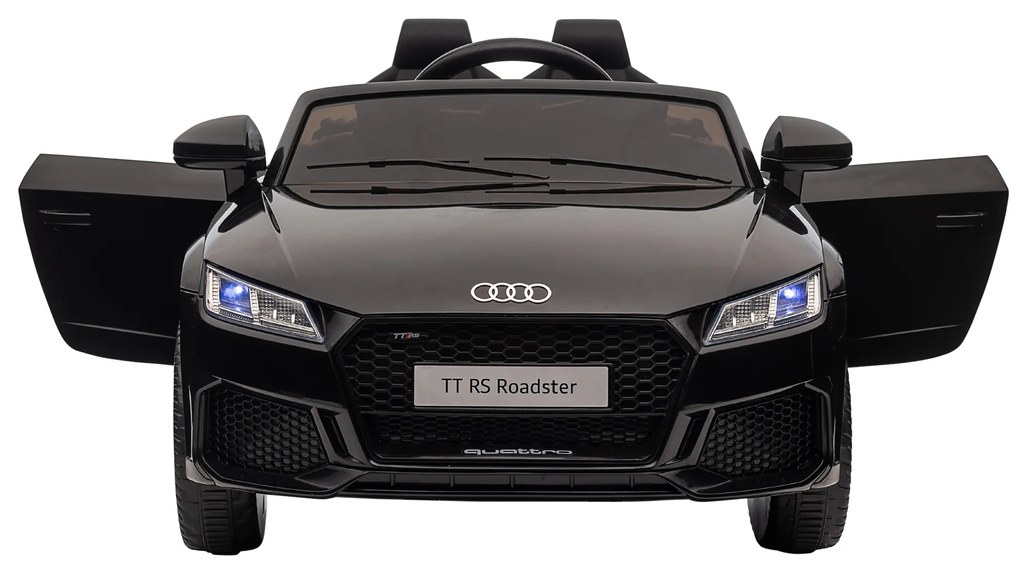 HOMCOM Ηλεκτρικό Αυτοκίνητο για Παιδιά Audi, με Τηλεχειριστήριο 2.4G, Μουσική, Κόρνα, LED, USB, για Παιδιά 3-5 Ετών, Μαύρο