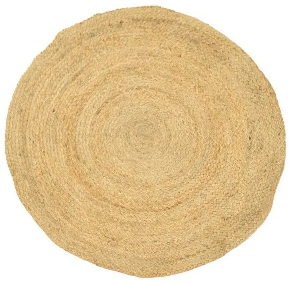 Χαλί Solon Inart φυσικό γιούτα 120x120x1εκ 302-000013 302-000013 Καφέ