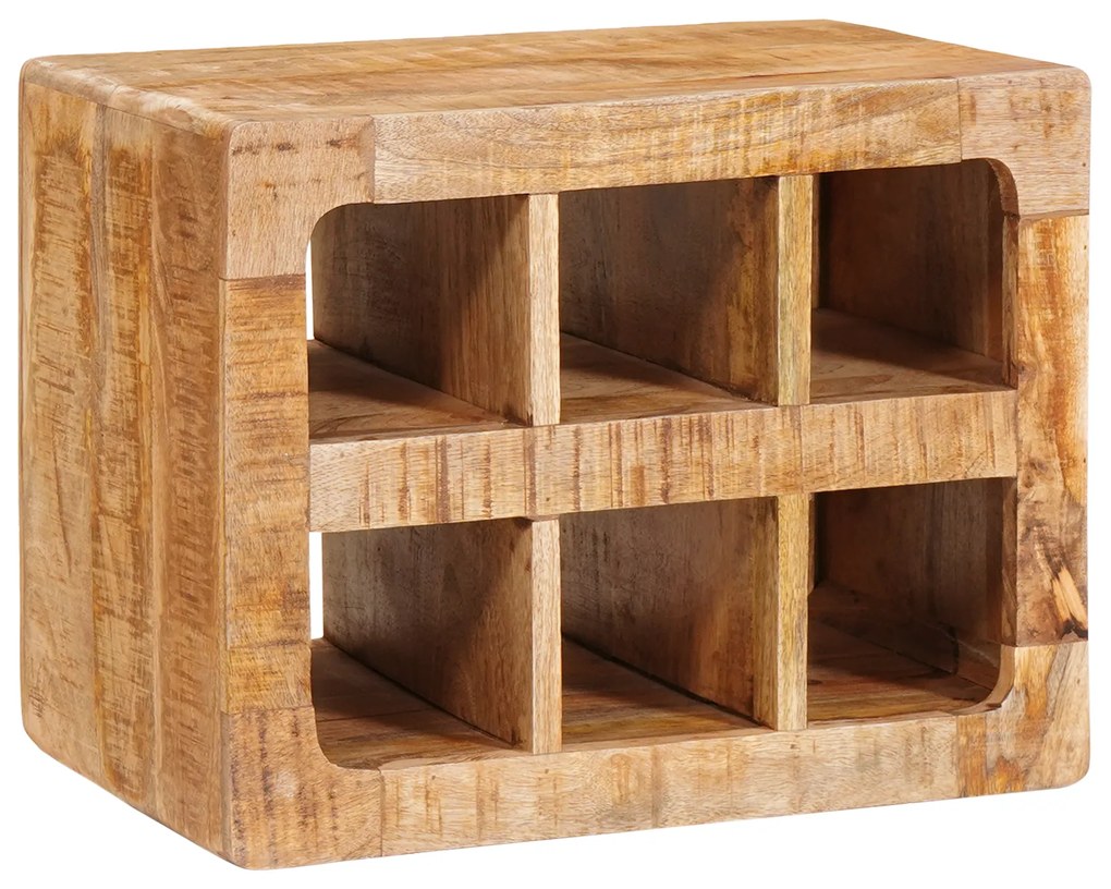 vidaXL Ράφι Κρασιού Καστανό 44 x 30 x 35 εκ Σαγκουίνι ξύλο