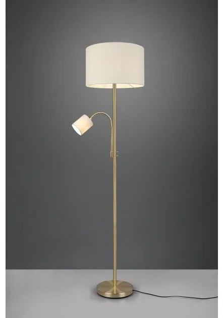 Επιδαπέδιο Φωτιστικό 1xE27 1xΕ14 Εύκαμπτο Hotel Trio Lighting-403900208-Ορείχαλκος 403900208