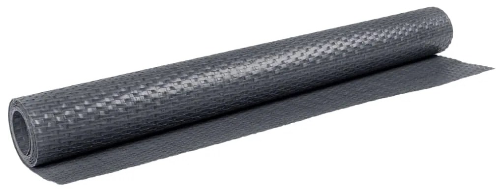 vidaXL Διαχωριστικό Βεράντας Ανθρακί 400 x 90 εκ. από Συνθετικό Ρατάν