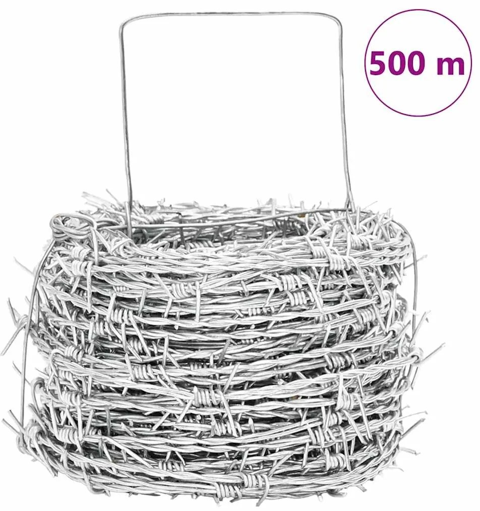 vidaXL Αγκαθωτό Συρματόπλεγμα 500 m