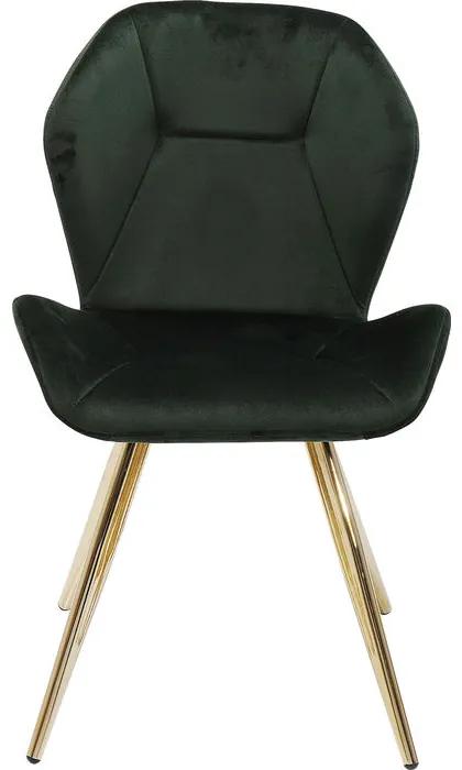Καρέκλα Viva Πράσινη-Χρυσή 45.5x52x82εκ - Χρυσό