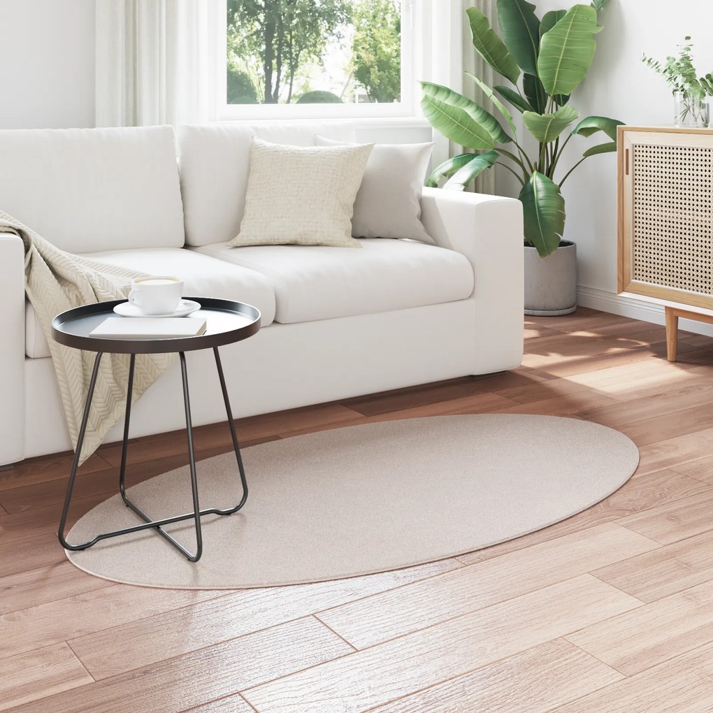 vidaXL Χαλιά Άμμος 80 x 150 cm Βαμβάκι